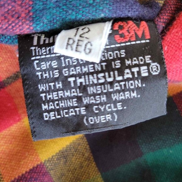 Women's London Fog Jacket Thinsulate Thermal Insulation Size 12 Reg - Picture 12 of 15